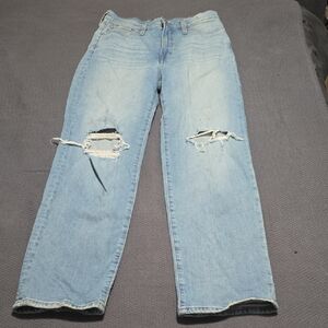 Madewell Vintage Straight Jeans in Light Blue